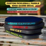 Express Your Game – Custom Pickleball Paddle Edge Guard Decals – For Players Who Play with Heart - Image 2