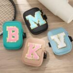 Custom initial tumbler storage bag for adventures