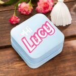 Carry Your Treasures with Grace – Personalized Pink Jewelry Box – For Mothers, Wives & Bridesmaids on Cherished Occasions - Image 7