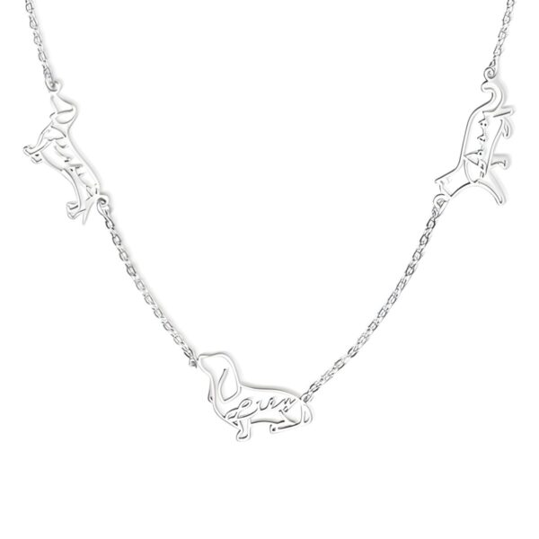 Custom pet memorial necklace for heartfelt remembrance