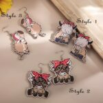 Embrace Highland Charm – Custom Wooden Cow Earrings – For Animal Lovers and Free Spirits - Image 3