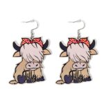 Embrace Highland Charm – Custom Wooden Cow Earrings – For Animal Lovers and Free Spirits - Image 7