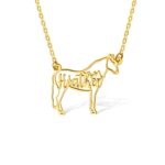 Personalized horse necklace for cherished equine bonds