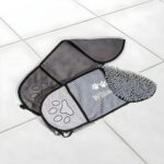 Wrap Your Beloved Companion in Comfort – Embroidered Custom Pet Towel with Paw Print – For Cherished Pets and Their Devoted Owners - Image 2