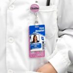 Sparkle with Purpose – Custom Glitter ID Badge Reel & Badge Buddy – For Nurses, Doctors & Medical Heroes - Image 3
