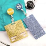 Sparkle with Purpose – Custom Glitter ID Badge Reel & Badge Buddy – For Nurses, Doctors & Medical Heroes - Image 6