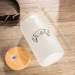 Celebrate Your Bond – Custom Dog Ear Glass Can with Bamboo Lid – For Cherished Dog Moms & Dads - Image 6