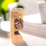 Illuminate Your Love Story – Custom Photo Wooden Candlesticks – A Cherished Keepsake for Couples - Image 6