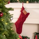 Personalized knitted Christmas stockings for cozy holidays