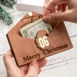 Carry Warm Wishes – Custom Wooden Money Envelope – For Cherished Birthdays and Christmas Moments - Image 4
