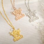 Embrace Strength and Grace – Custom Name Highland Cow Necklace – A Cherished Treasure for Her - Image 3