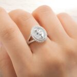 Embrace Nature's Grace – Engraved Birth Flower Signet Ring – A Cherished Keepsake for Her Special Day - Image 3