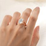 Embrace Nature's Grace – Engraved Birth Flower Signet Ring – A Cherished Keepsake for Her Special Day - Image 4