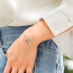 Embrace Celestial Harmony – Birthstone Moon & Sun Bracelet – A Tender Gift for Her Heart - Image 5