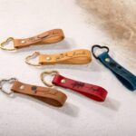 Carry Your Story – Custom Name & Birth Flower Leather Keychain – A Cherished Token for Her Everyday Moments - Image 7