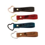 Custom name birth flower keychain for meaningful moments