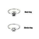 Carry Their Pawprint Close – Custom Engraved Sterling Silver Ring – For Cherished Pet Lovers and Heartfelt Remembrances - Image 8