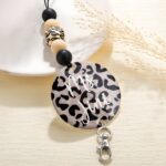 Sparkle with Wild Grace – Custom Glitter Lanyard & Beaded Keychain – For Teachers, Colleagues, and Animal Lovers - Image 4