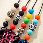 Sparkle with Wild Grace – Custom Glitter Lanyard & Beaded Keychain – For Teachers, Colleagues, and Animal Lovers - Image 6