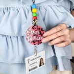Sparkle with Wild Grace – Custom Glitter Lanyard & Beaded Keychain – For Teachers, Colleagues, and Animal Lovers - Image 9