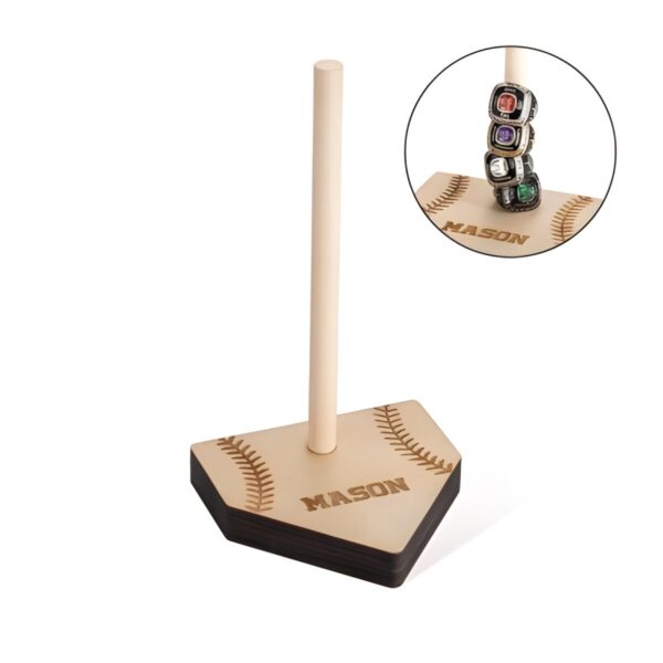 Custom wooden championship ring holder for athletes