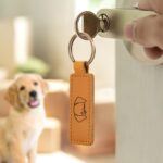 Carry Your Pet's Spirit – Custom Name Ear Keychain – For Dog Moms & Cat Lovers - Image 2