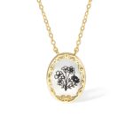 Embrace Your Loved Ones in Bloom – Custom Birth Flower Bouquet Necklace – A Cherished Keepsake for Her Special Moments - Image 5
