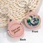 Hold Their Memory Close – Custom Leather Pet Photo Keychain – A Tender Tribute for Pet Lovers - Image 5