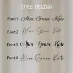 Celebrate Her Story – Custom Birth Flower Glass Tumbler with Lid and Straw – A Cherished Keepsake for Bridesmaids and Special Moments - Image 8