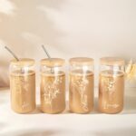 Custom birth flower tumbler for special moments