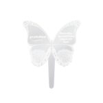 Custom butterfly memorial stake honoring loved ones