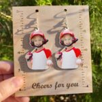 Carry Your Cherished Moments – Custom Double-Sided Photo Earrings – A Heartfelt Keepsake for Loved Ones - Image 3
