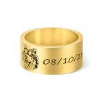 Carry Their Memory Close – Sterling Silver Pet Photo Ring – A Tender Tribute for Cherished Companions - Image 2