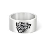 Pet photo ring memorial gift for cherished companions