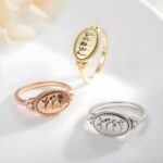 Embrace Your Loved Ones – Custom Birth Flower Ring – A Cherished Keepsake for Mom and Grandma - Image 3