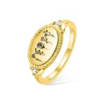 Embrace Your Loved Ones – Custom Birth Flower Ring – A Cherished Keepsake for Mom and Grandma - Image 7