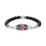 Embrace Peace of Mind – Custom Engraved Medical Alert Bracelet – A Loving Gift for Grandma & Grandpa - Image 11