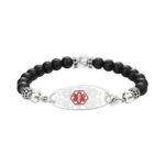 Embrace Peace of Mind – Custom Engraved Medical Alert Bracelet – A Loving Gift for Grandma & Grandpa - Image 16