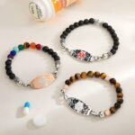 Embrace Peace of Mind – Custom Engraved Medical Alert Bracelet – A Loving Gift for Grandma & Grandpa - Image 3