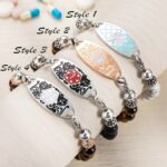 Embrace Peace of Mind – Custom Engraved Medical Alert Bracelet – A Loving Gift for Grandma & Grandpa - Image 4