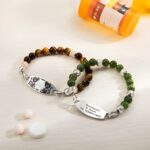 Custom engraved medical alert bracelet for safety and style