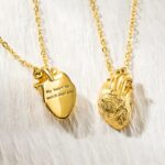 Wear Your Heart's Story – Engraved Anatomical Heart Necklace – A Tribute for Medical Heroes - Image 5
