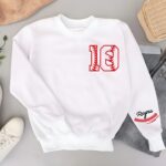 Cheer with Heart – Custom Baseball Jersey Shirt & Hoodie – For Moms and Family Fans - Image 2