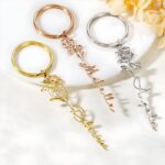 Carry Your Story – Birth Flower Name Keychain – A Cherished Keepsake for Her Special Moments - Image 5