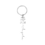 Carry Your Story – Birth Flower Name Keychain – A Cherished Keepsake for Her Special Moments - Image 9