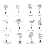 Carry Your Story – Cross Birth Flower Tri-Fold Wallet – A Thoughtful Keepsake for Her Special Day - Image 11