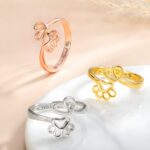 Carry Their Love Close – Engraved Paw Print Memorial Ring – For Cherished Pet Lovers and Owners - Image 2