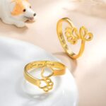 Carry Their Love Close – Engraved Paw Print Memorial Ring – For Cherished Pet Lovers and Owners - Image 3
