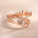 Carry Their Love Close – Engraved Paw Print Memorial Ring – For Cherished Pet Lovers and Owners - Image 7