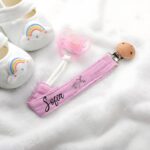 Keep Little Smiles Close – Custom Name Pacifier Strap – A Tender Keepsake for Babies and Newborns - Image 3